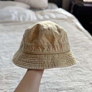 Tan Cotton Bucket Hat
